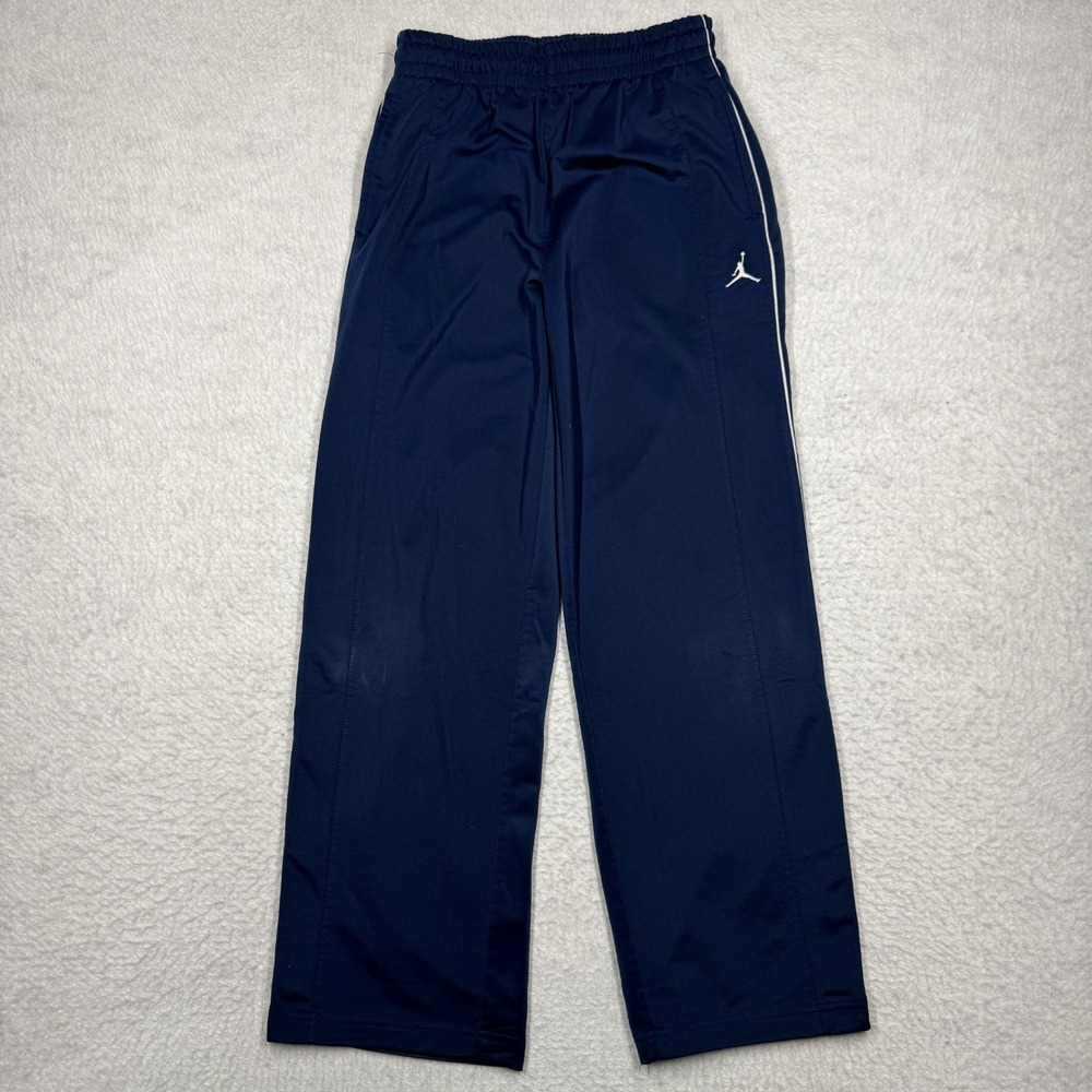 Vintage 2009 Jordan by Nike Wide Leg Track Pants Blue Youth Boys Size L (16/18)